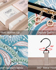 Trousse de toilette Bonchemin Green Paisley La trousse de toilette compacte