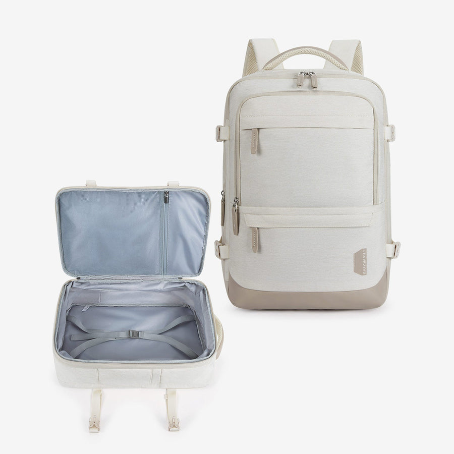 Sac à dos de voyage extensible Falco 40L approuvé par les compagnies aériennes 